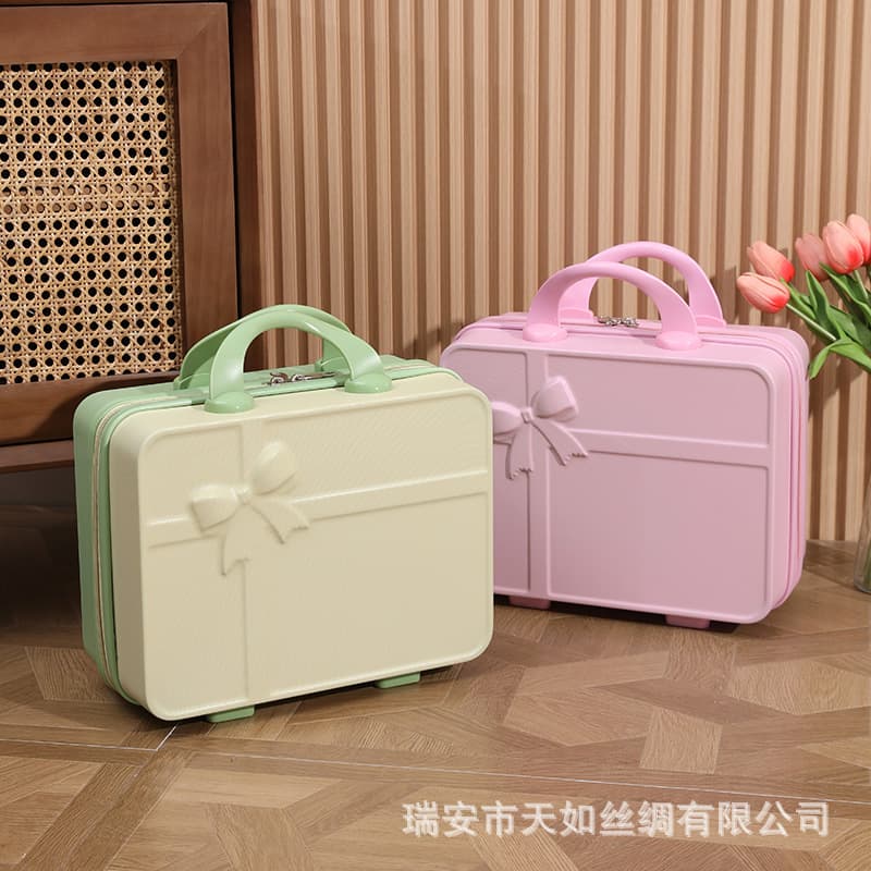 Handheld suitcase with zipper, elite gift box, 14 inch