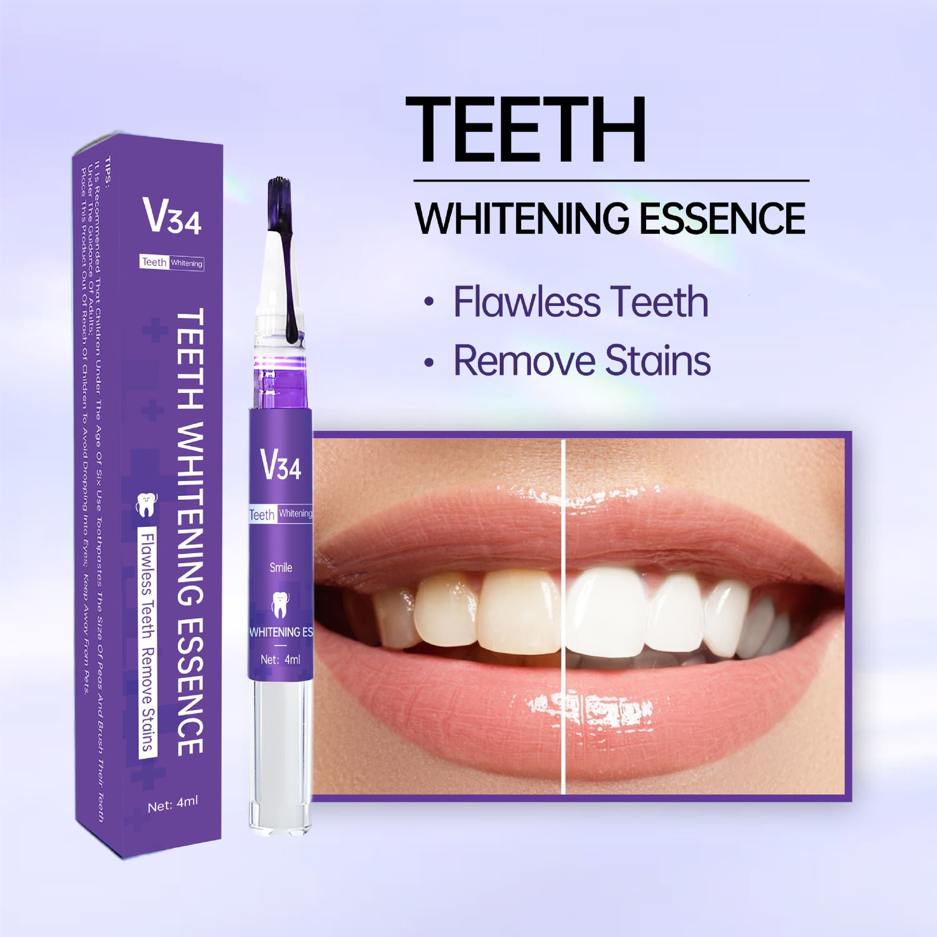 (Cross-border trading), purple toothpaste, hygienic brightening toothbrush, gel for dull skin