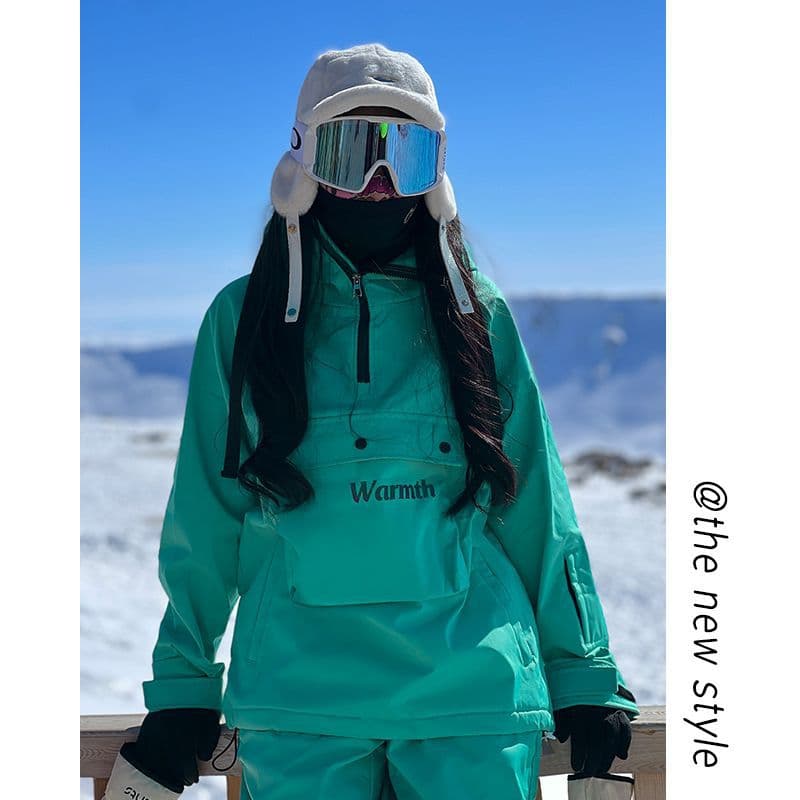 Ski ski suit with hood, waterproof keep warm climbing jacket, (Physicals), snowboarding