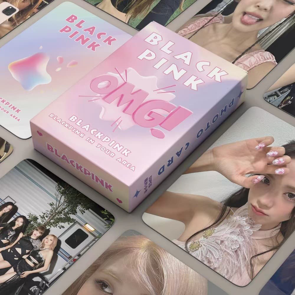 Spot 55 Pink Ink Card Born Pink Postcard Lomo Card Lisa