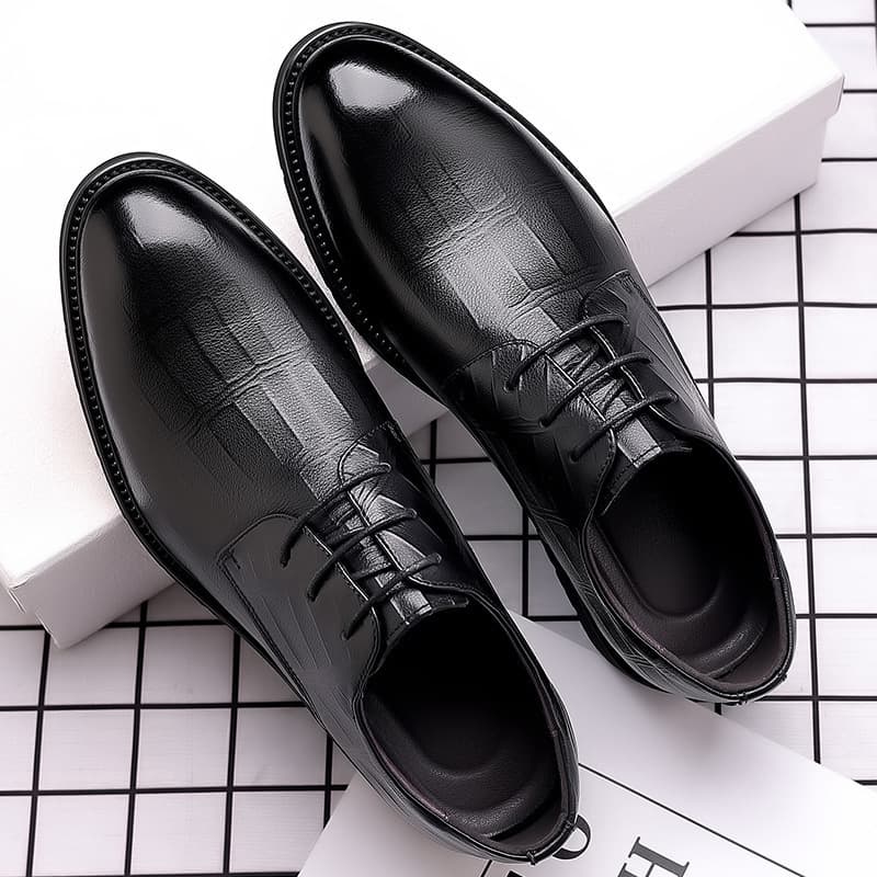 Men's breathable classic suit jacket for leisure English style, wedding shoes, Korean style