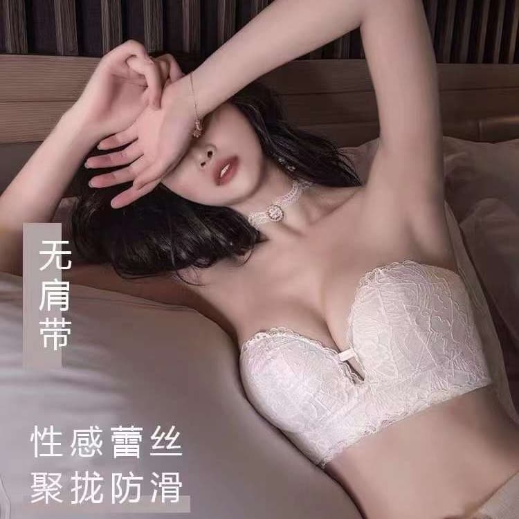 Underwear, push up bra, supporting summer wireless bra, tube top, sexy bra top