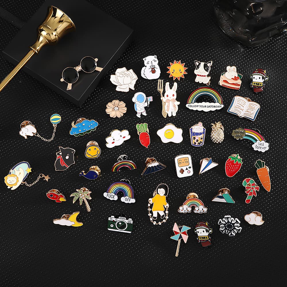 Cartoon metal badge, accessory, brooch, DIY, high-quality style, light luxury style