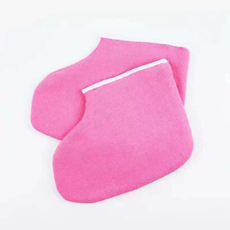 Gloves for manicure, towel, color