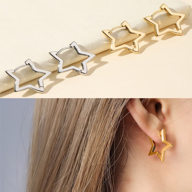 Universal small design brand earrings, simple and elegant design, high-quality style