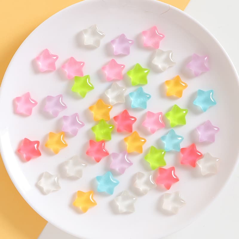 Transparent accessories, cream phone case, footwear buckle, hair accessory, DIY