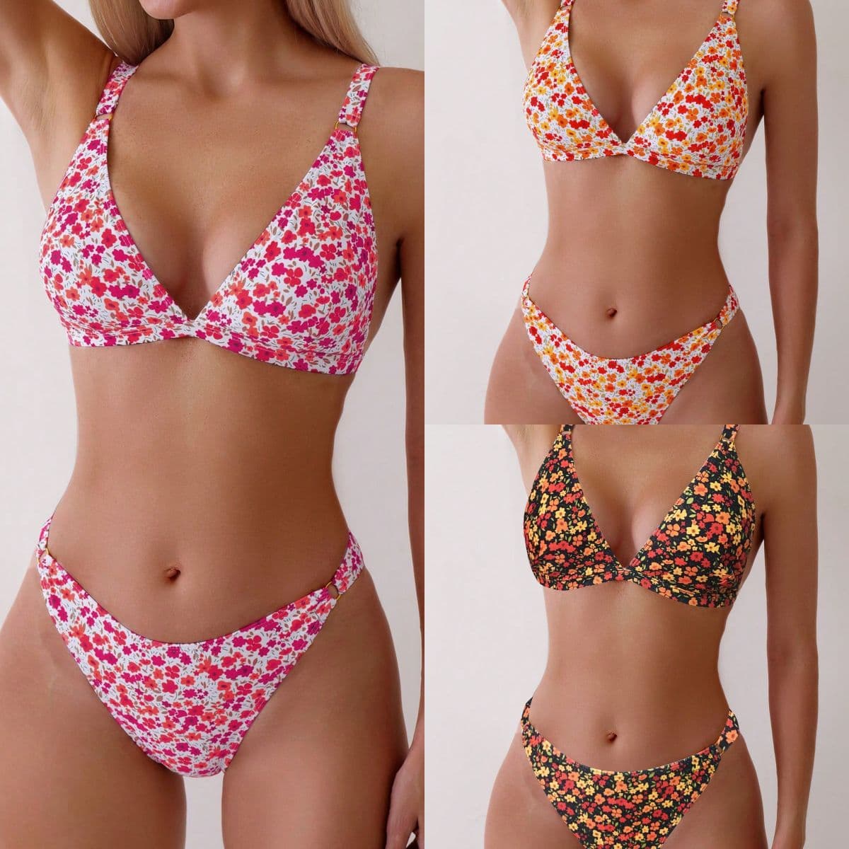 Swimwear, supporting set, European style, city style