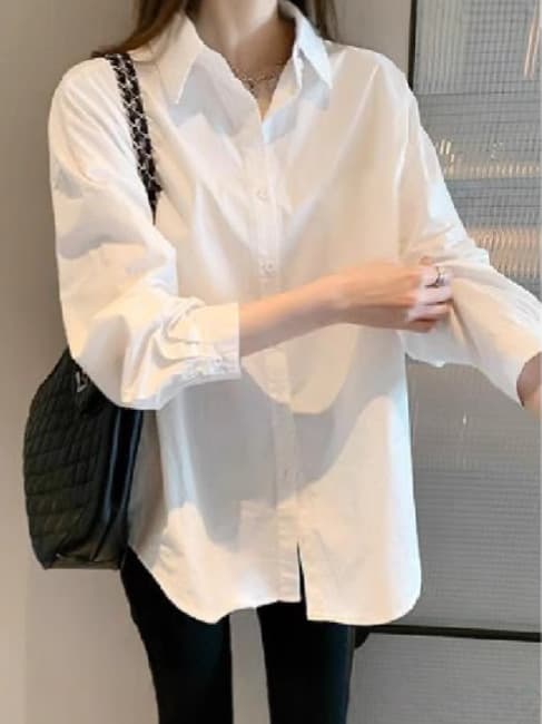 Uniform, base shirt, long-sleeve, retro overall