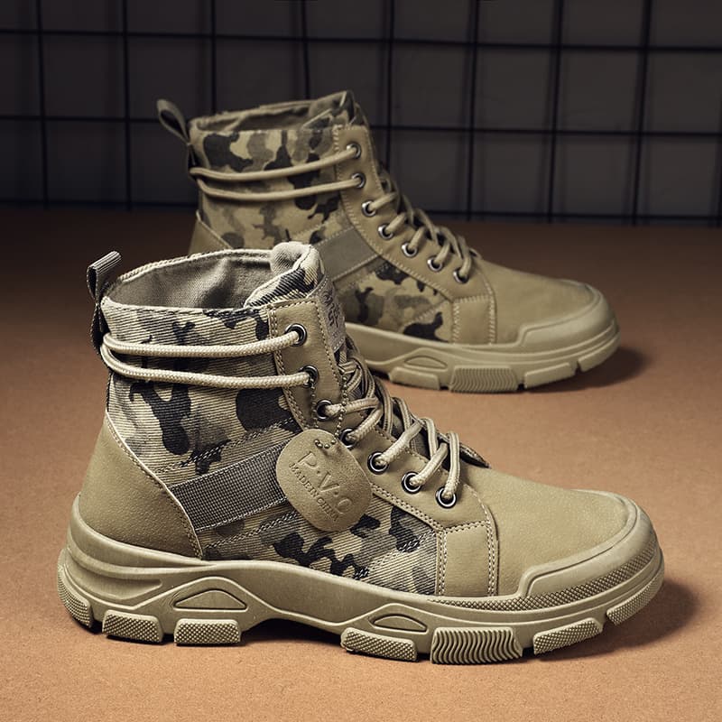 Martens, travel trend camouflage coloring book, warm boots, plus size, print