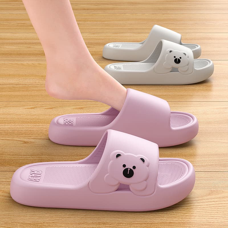 Eva slippers for women indoor home bathroom anti-slip slippers 2025 new summer outer wear thick-soled sandals for men