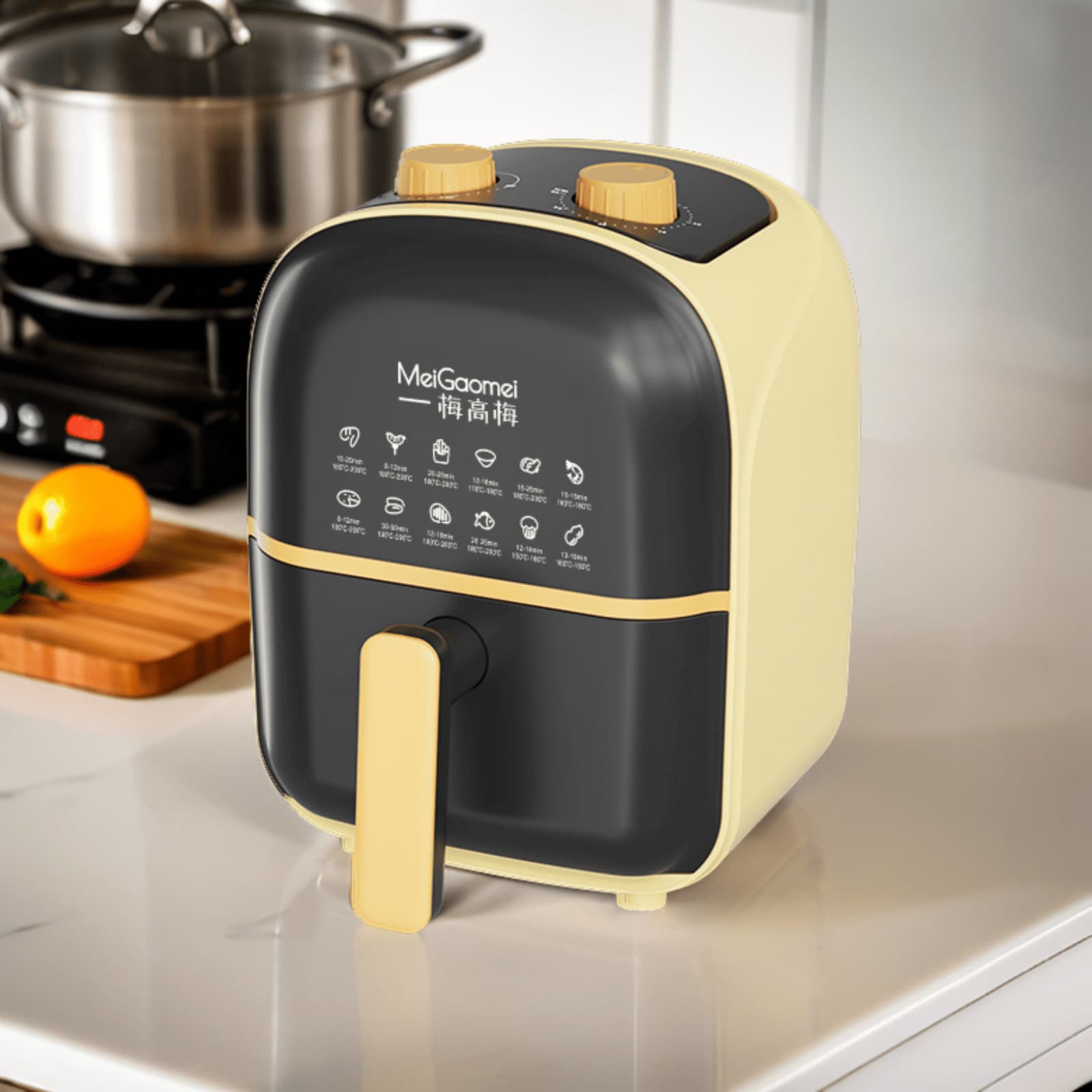 New mechanical non-flip-flop household air fryer dormitory oven large capacity multi-functional integrated mechanical electric fryer