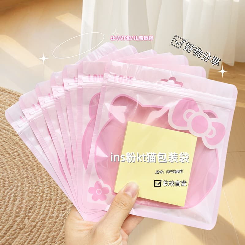 Cartoon accessory, storage bag, sealed bag for manicure, pack