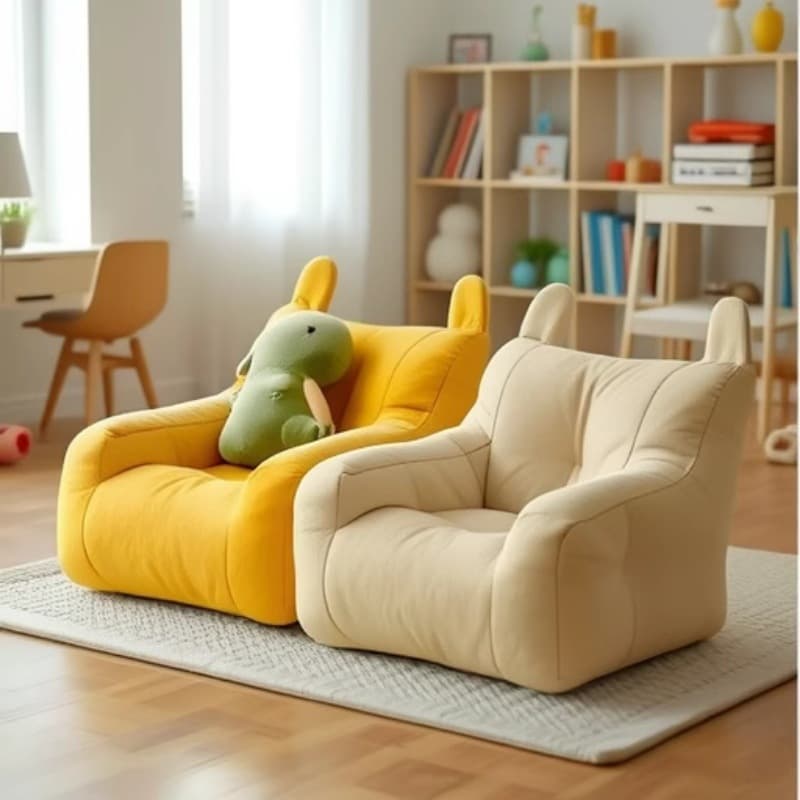 Sofa, cartoon cute reading