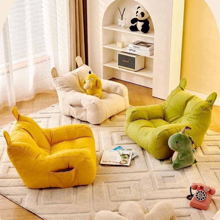 Sofa, home cute reading for boys and girls, with little bears