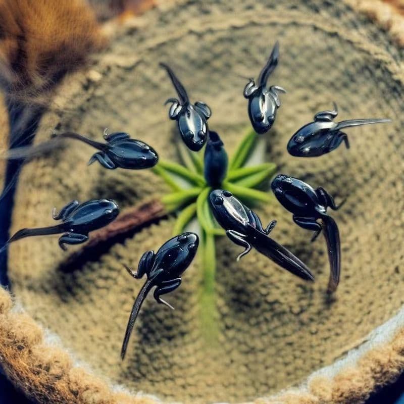 Bionic tadpole soft bait Lua fake bait Frog soft bait Lua stream fishing bass cocked mouth horse mouth simulation fake bait