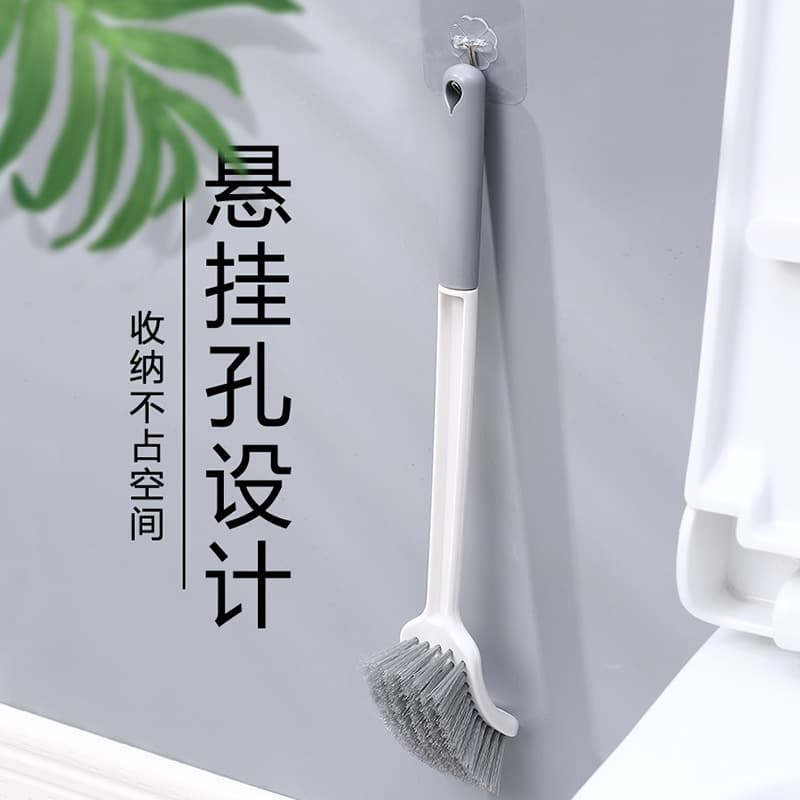 Household toilet brush toilet wash toilet brush long handle does not dirty hands toilet cleaning brush hanging type does not occupy space