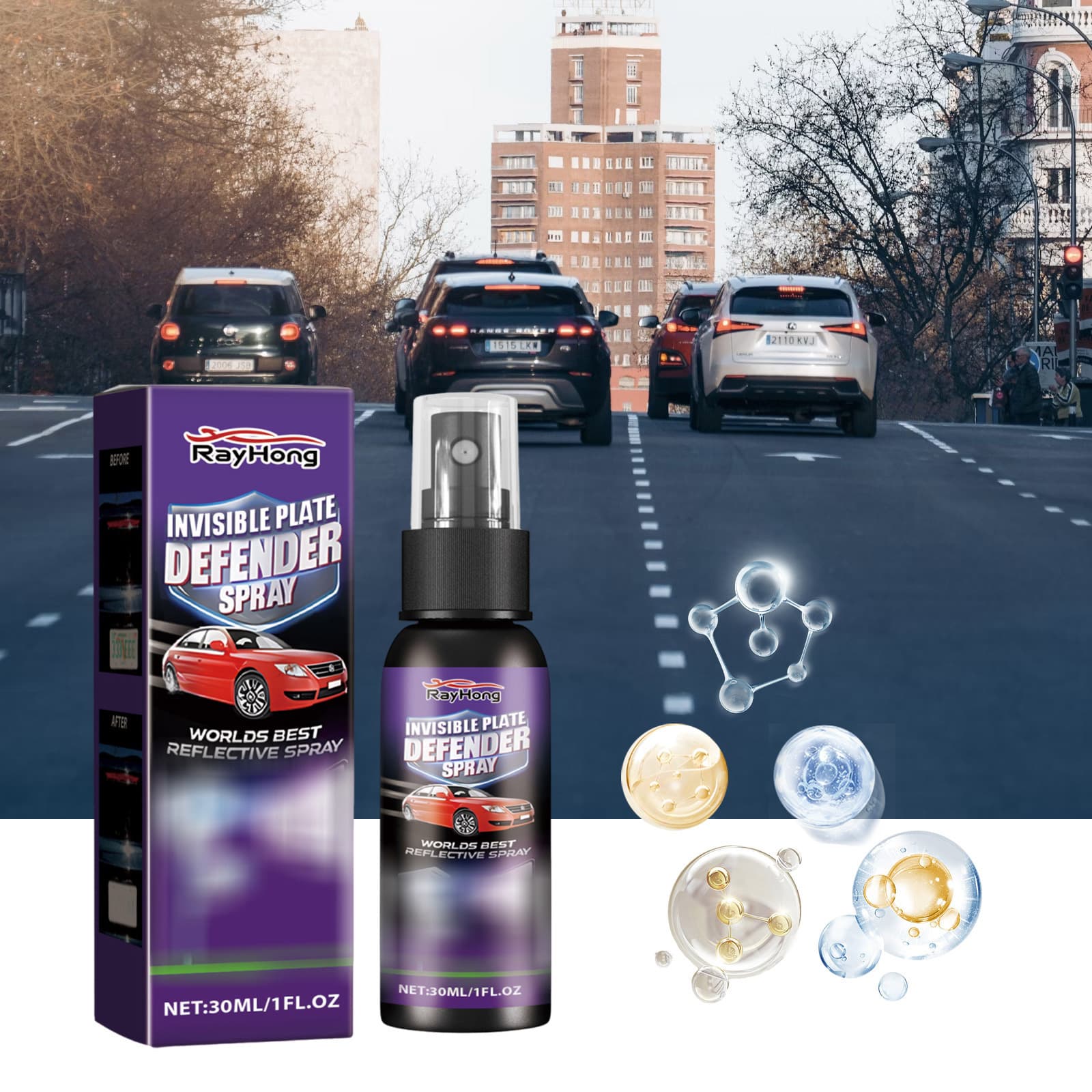 Rayhong Transparent medical spray, long-term effect, for every day