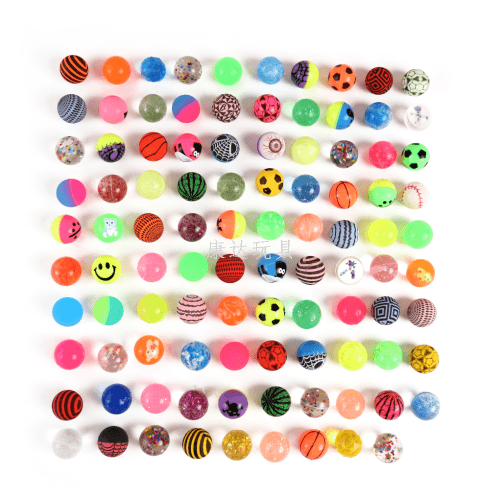 32mm Assorted Bouncy Balls - Mixed Color Play Ball Bundle